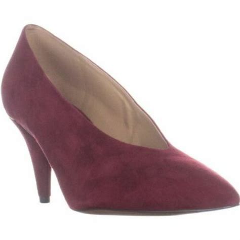 Michael Michael Kors Lizzy Mid Pump in Maroon 